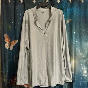 EUC mens old navy knit tech 1/4 zip top, heavy nice material XXXL Tall